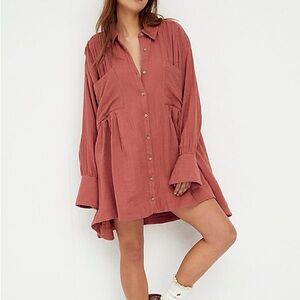 Free People The Voyager Shirtdress Tunic